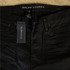 Ralph Lauren Black Label 33x32 Men's Straight Jeans in Black NWT